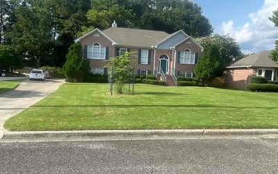 Photo of Emily B.'s yard after getting landscaping in Birmingham, AL