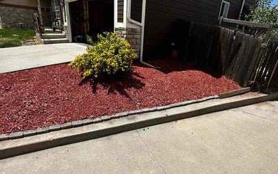 Photo of Dean S.'s yard after getting landscaping in Watkins, CO
