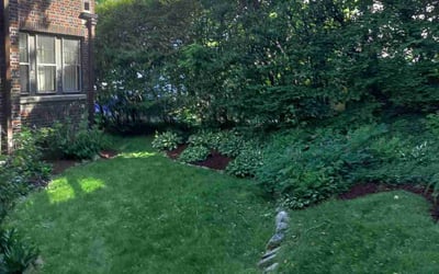 Photo of Johanna M.'s yard after getting landscaping in Medfield, MA