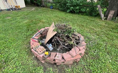 Photo of Jeffery B.'s yard after getting landscaping in Hamel, MN