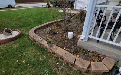 Photo of Brooke B.'s yard after getting landscaping in West Chicago, IL