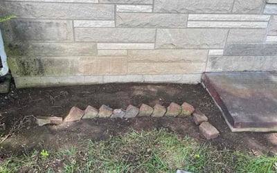 Photo of Donna M.'s yard after getting landscaping in Sellersburg, IN