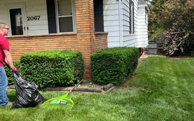 Photo of Jim L.'s yard after getting landscaping in Delta, OH
