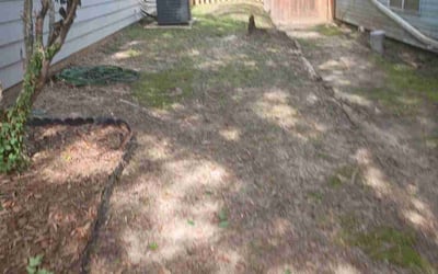Photo of Josh F.'s yard after getting landscaping in Mobile, AL