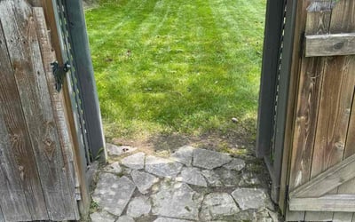 Photo of Timothy P.'s yard after getting landscaping in Columbia City, IN