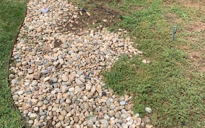 Photo of Jim K.'s yard after getting landscaping in Buffalo Creek, CO