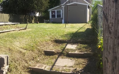 Photo of Sharon R.'s yard after getting landscaping in Bethel, MN