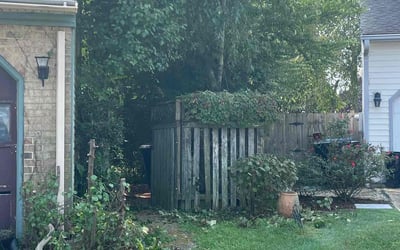 Photo of Rebecca A.'s yard after getting landscaping in Seaford, VA