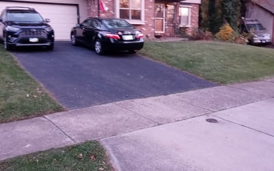 Photo of Brian B.'s yard after getting landscaping in Marengo, OH