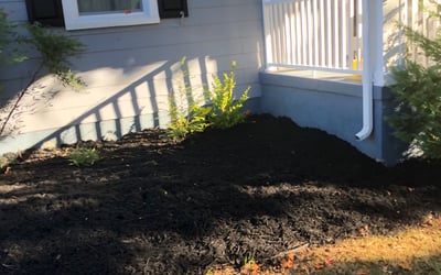 Photo of Sarah H.'s yard after getting landscaping in Powhatan, VA