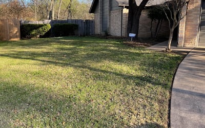 Photo of Allison S.'s yard after getting landscaping in Lipan, TX
