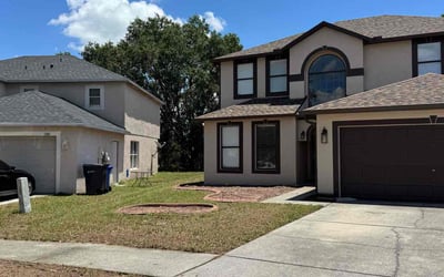 Photo of Yadiel O.'s yard after getting landscaping in Valrico, FL