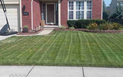 Photo of Chuck G.'s yard after getting lawn care in Macomb, MI