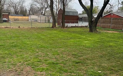 Photo of Caitlyn W.'s yard after getting landscaping in Purcell, OK