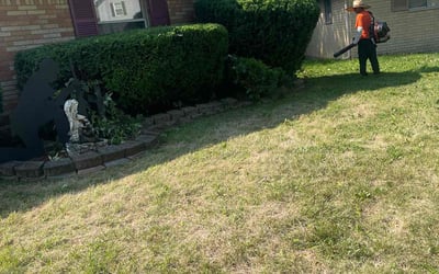 Photo of Briana N.'s yard after getting landscaping in Coatesville, IN