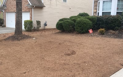Photo of Richard H.'s yard after getting landscaping in Clarkdale, GA