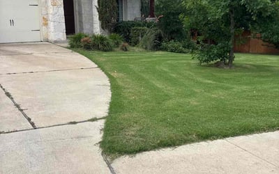 Photo of Chad S.'s yard after getting landscaping in Dripping Springs, TX