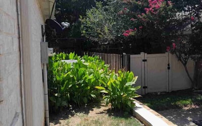 Photo of James W.'s yard after getting landscaping in Poolville, TX
