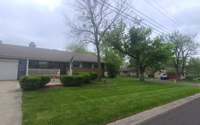 Photo of Kenny R.'s yard after getting landscaping in Trimble, MO