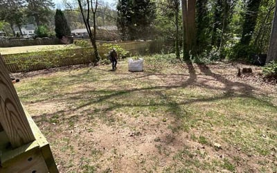 Photo of Jennifer V.'s yard after getting landscaping in Cassville, GA