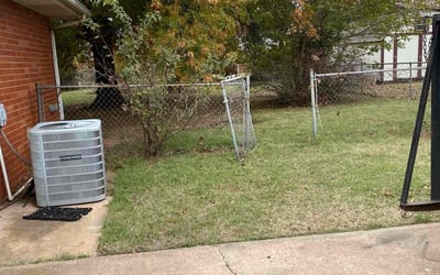 Photo of Alwyn D.'s yard after getting landscaping in Piedmont, OK