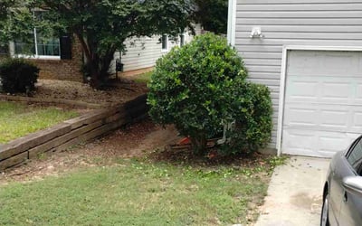 Photo of Jack B.'s yard after getting landscaping in Loganville, GA