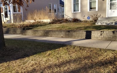 Photo of Sharon R.'s yard after getting landscaping in Winthrop, MN