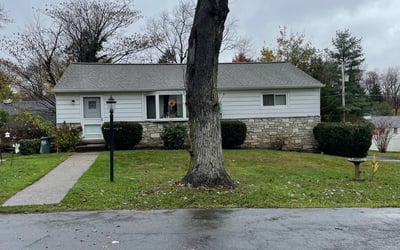 Photo of Laura G.'s yard after getting landscaping in Warrington, PA