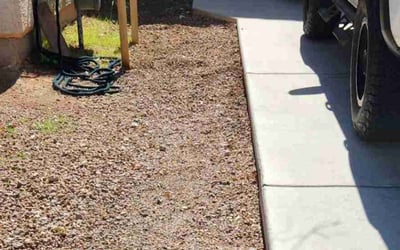 Photo of Christopher S.'s yard after getting landscaping in Overton, NV