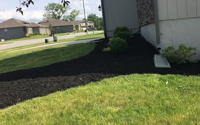 Photo of Keith B.'s yard after getting landscaping in Rayville, MO