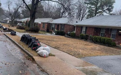Photo of April W.'s yard after getting landscaping in Coldwater, MS