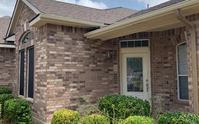 Photo of Cheryl G.'s yard after getting landscaping in Waring, TX