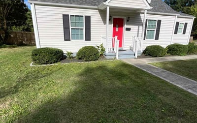 Photo of Amanda D.'s yard after getting landscaping in Wilsons, VA