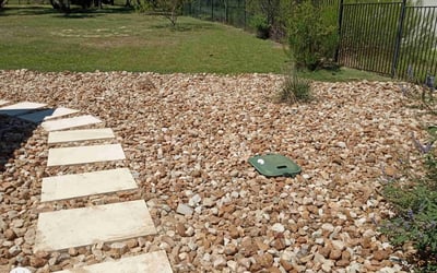 Photo of Linda S.'s yard after getting tree care in Dripping Springs, TX