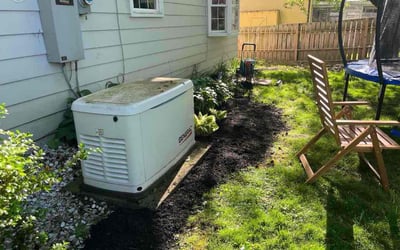 Photo of Amanda P.'s yard after getting landscaping in Chesterville, OH