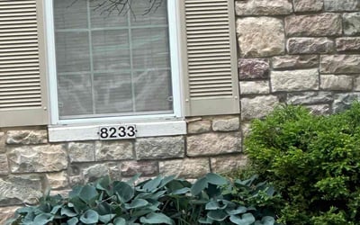 Photo of Angela B.'s yard after getting landscaping in Franklin, WI