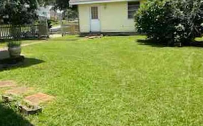 Photo of Lawrence C.'s yard after getting landscaping in Folsom, LA
