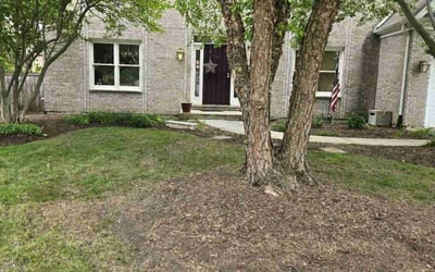 Photo of Mark K.'s yard after getting landscaping in Naperville, IL