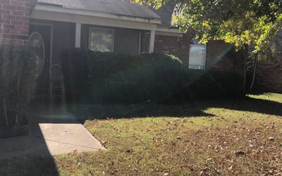 Photo of Michael D.'s yard after getting landscaping in Senatobia, MS