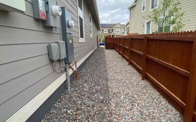 Photo of Cynthia F.'s yard after getting landscaping in Conifer, CO