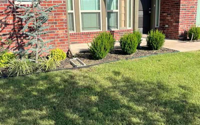 Photo of Sam S.'s yard after getting landscaping in Sand Springs, OK