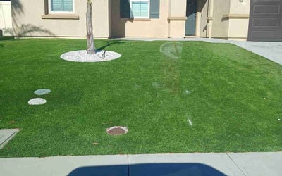 Photo of Victoria P.'s yard after getting lawn care in Moreno Valley, CA