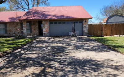 Photo of Shawn S.'s yard after getting landscaping in Rosanky, TX