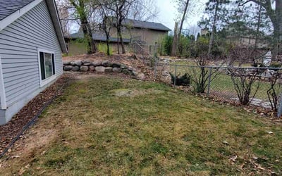 Photo of Mark H.'s yard after getting landscaping in Annandale, MN
