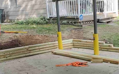 Photo of Reggie J.'s yard after getting landscaping in Greensboro, NC