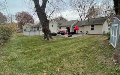 Photo of Eric B.'s yard after getting landscaping in Linwood, KS