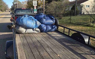 Photo of Mike D.'s yard after getting landscaping in Zimmerman, MN
