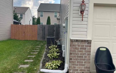 Photo of Lori B.'s yard after getting landscaping in Greencastle, IN