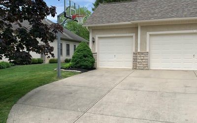 Photo of Chris R.'s yard after getting landscaping in Shawnee, OH