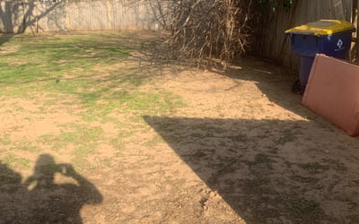 Photo of Mark C.'s yard after getting landscaping in Prague, OK